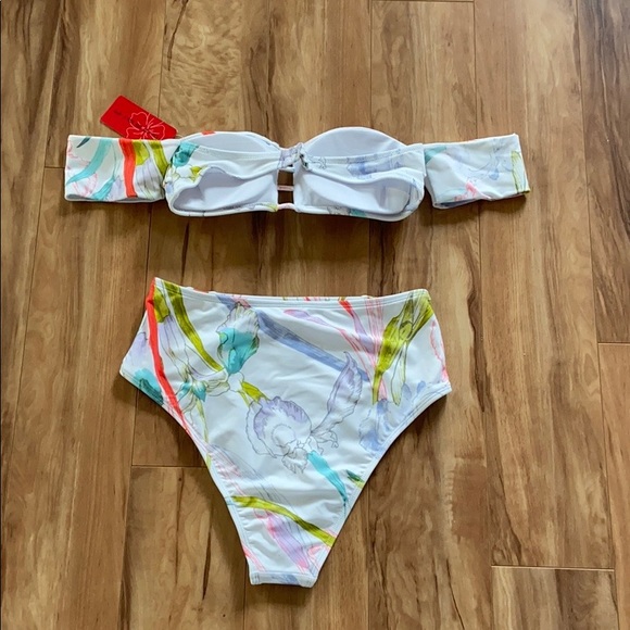 Gossip woman’s floral High-Waisted Bikini set - Picture 2 of 8